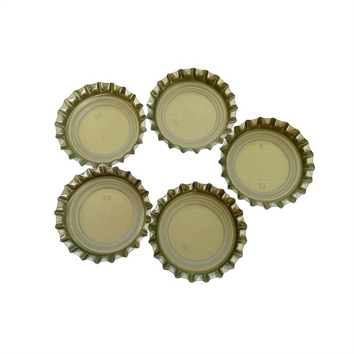 liner sides of beer bottle crown cap